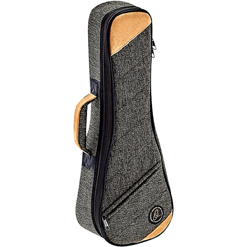 Ortega Ukulele Reinforced Soft Case Brown Black