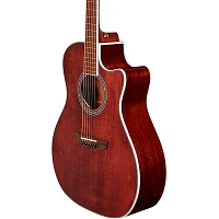 D'Angelico Excel Series Gramercy XT Grand Auditorium Acoustic-Electric Guitar Matte Walnut Stain