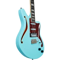 Open Box D'Angelico Premier Series Bedford SH Electric Guitar with Tremolo Level 2 Sky Blue 197881032326