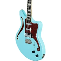 Open Box D'Angelico Premier Series Bedford SH Electric Guitar with Tremolo Level 2 Sky Blue 197881032326