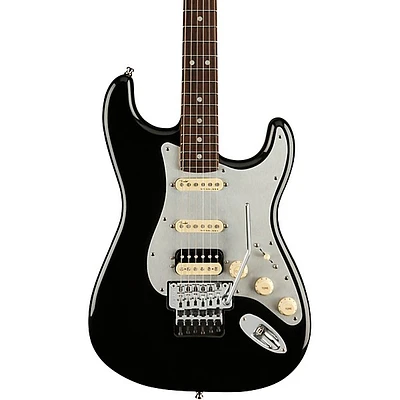 Fender American Ultra Luxe Stratocaster HSS Floyd Rose Rosewood Fingerboard Electric Guitar Mystic Black