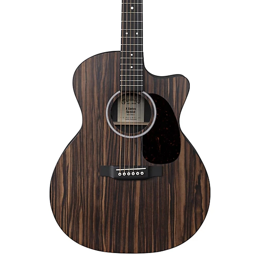 Martin Special GPC X Series Macassar Ebony Top Grand Performance Acoustic-Electric Guitar Natural