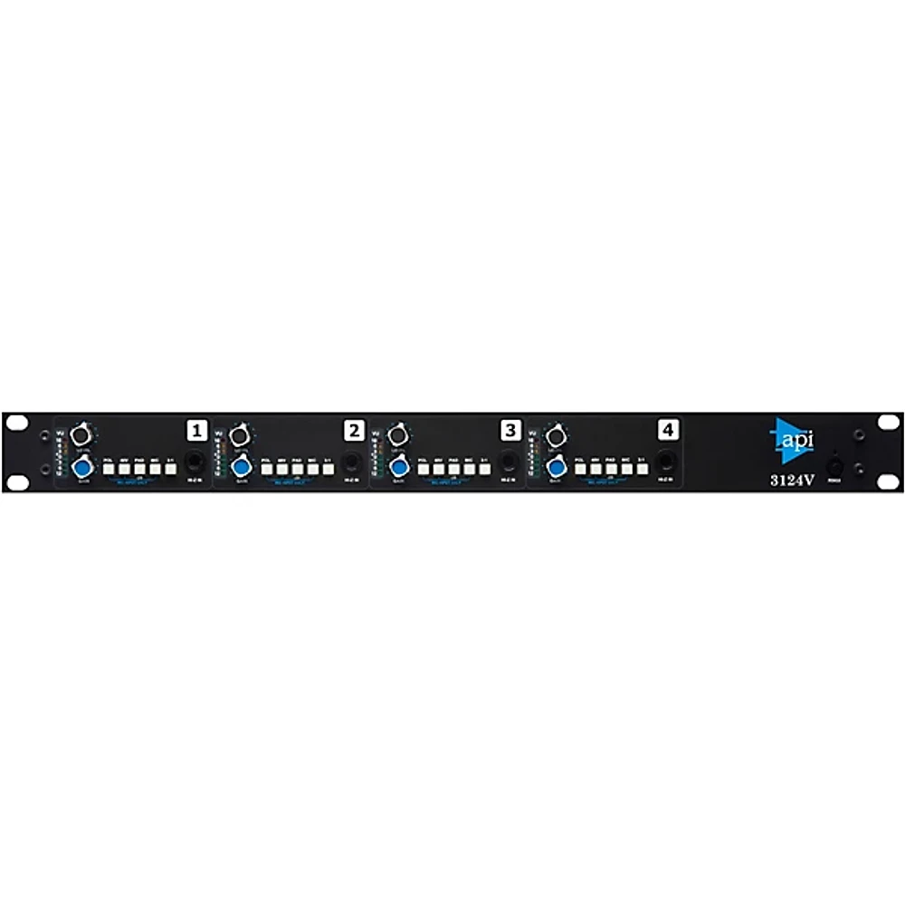 API 3124V Discrete 4-Channel Mic/Line Preamp