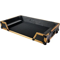 Open Box ProX XS-DDJ1000 Gold and Black Flight Case With Wheels for DDJ-1000, DDJ-100SRT,  DDJ-FLX6, DDJ-SX and MC7000 Level 1