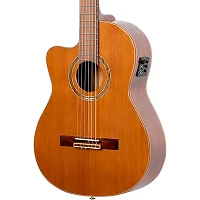 Ortega Performer Series RCE159MN-L Acoustic Electric Left-Handed Classical Guitar Natural