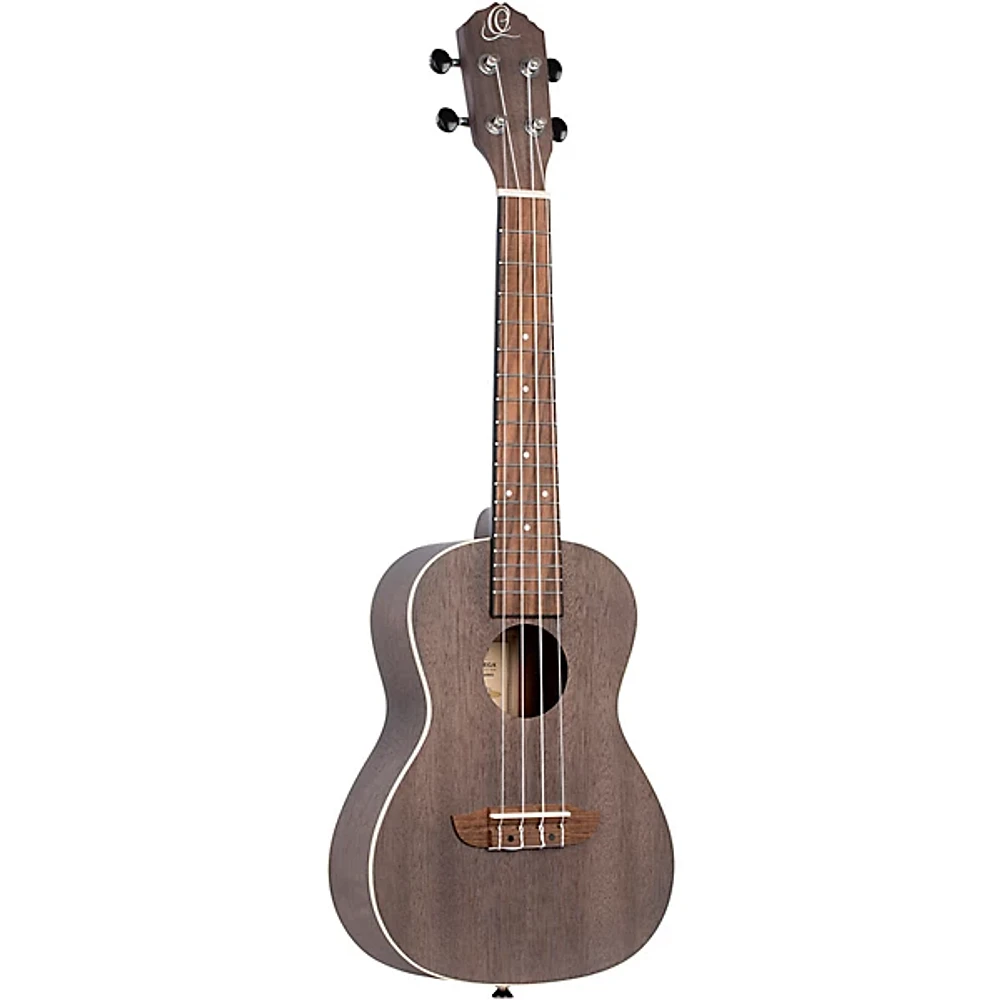 Ortega Earth Series RUCOAL-L Left-Handed Concert Ukulele Coal Black