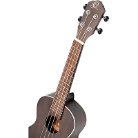 Ortega Earth Series RUCOAL-L Left-Handed Concert Ukulele Coal Black