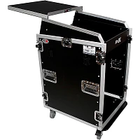 ProX T-16MRSS13ULT Universal 19" Rackmount Mixer Flight Case For 16U Rack x 13U Top With Laptop Shelf