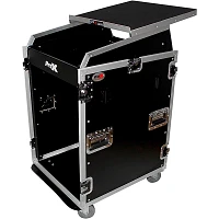 ProX T-16MRSS13ULT Universal 19" Rackmount Mixer Flight Case For 16U Rack x 13U Top With Laptop Shelf