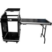 ProX T-16MRSS13ULT Universal 19" Rackmount Mixer Flight Case For 16U Rack x 13U Top With Laptop Shelf