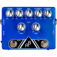 Open Box Phil Jones Bass PE-5 Multi Function EQ, PRE-AMP & DI Bass Pedal Level 1 Blue