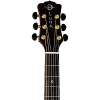 Luna Vista Stallion Acoustic-Electric Guitar With Case Gloss Natural