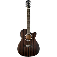 Washburn Deep Forest Ebony ACE Acoustic-Electric Guitar Natural Matte