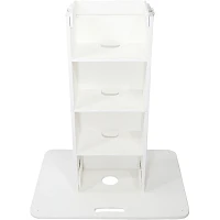 ProX Control Tower DJ Podium Stand Travel Case for Pioneer XDJ-XZ, DDJ-1000 SRT, DDJ-SZ2, and DDJ SX-3 White Finish