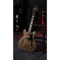 Hagstrom Viking Limited-Edition Semi-Hollow Electric Guitar Desert Haze