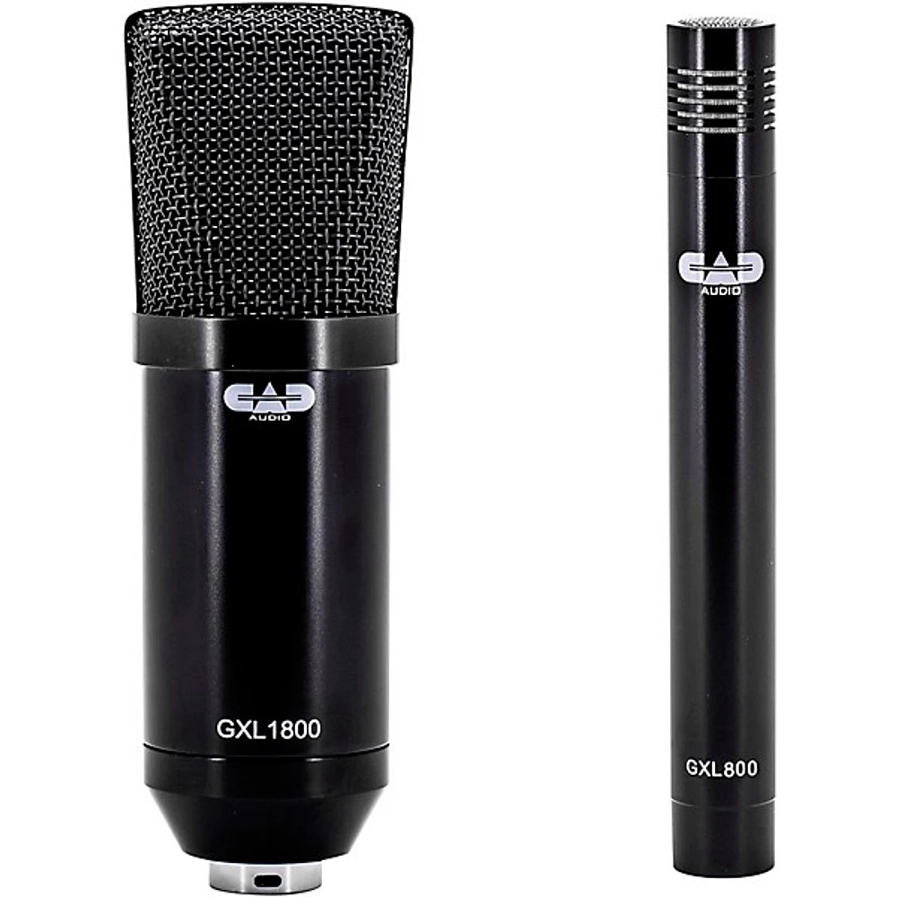 CAD GXL1800SP Studio Pack - Side Address Studio Condenser Mic & Small Diaphragm Condenser Mic