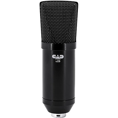 CAD U29 USB Side Address Studio Microphone Black