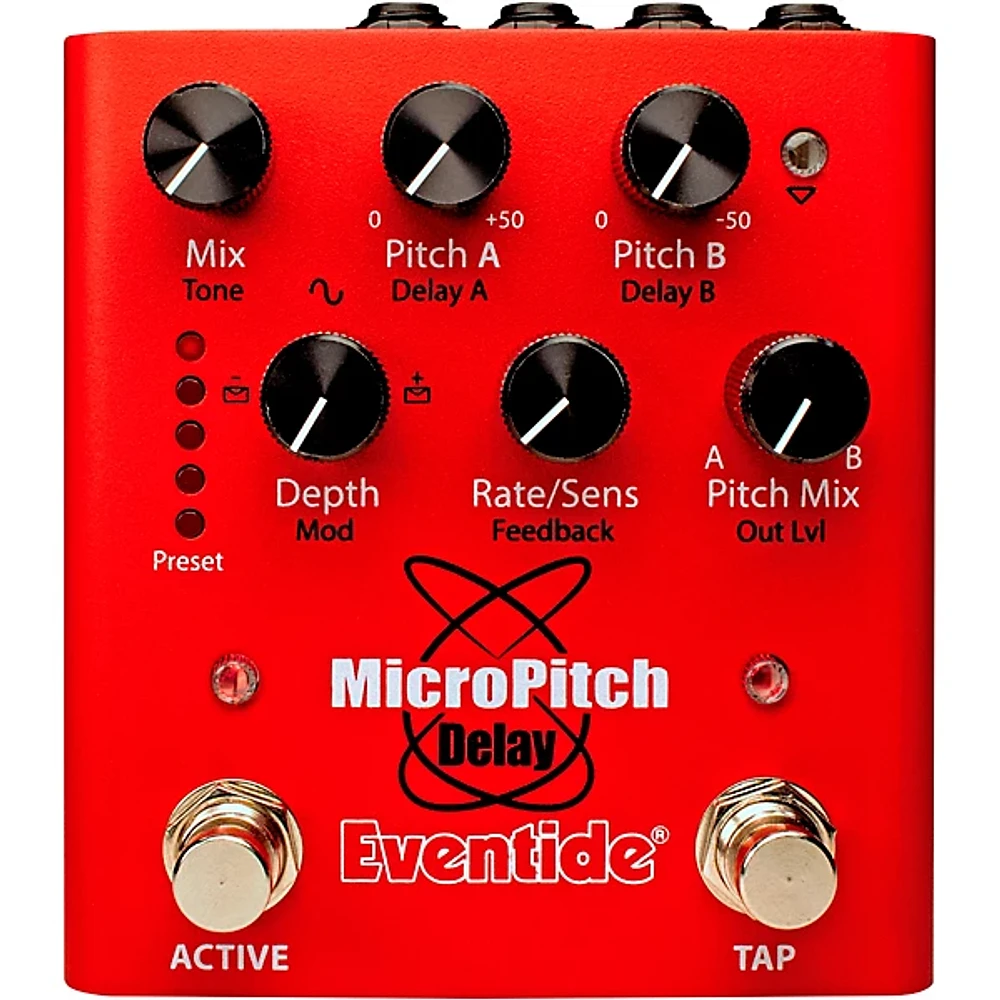 Eventide MicroPitch Delay Effects Pedal Red