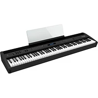 Roland FP-60X Digital Piano With Matching Stand and DP-10 Pedal Black