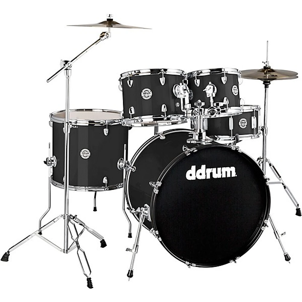 ddrum D2 5-Piece Complete Drum Kit Midnight Black