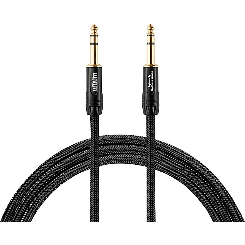 Warm Audio Premier Series TRS to TRS Cable 20 ft. Black