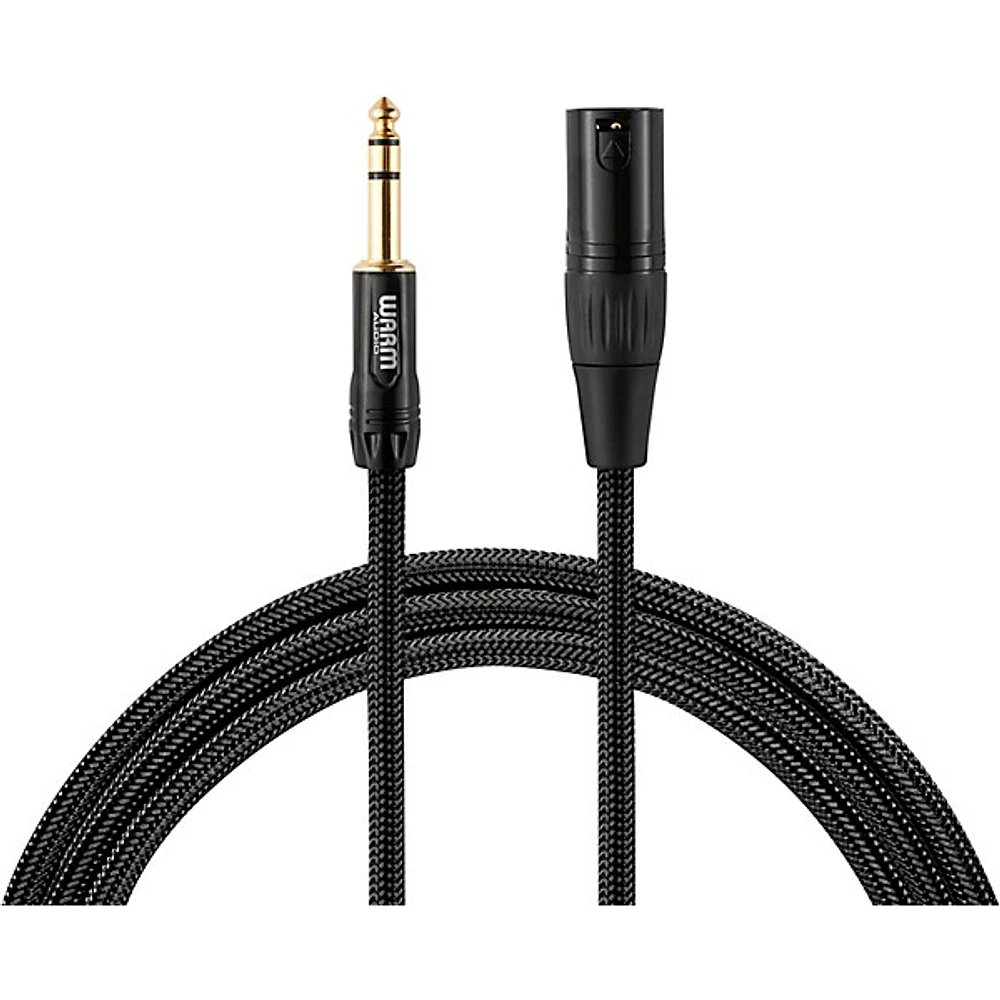 Warm Audio Premier Series XLR Female to TRS Male Cable 6 ft. Black