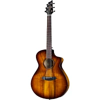 Breedlove Pursuit Exotic S CE Myrtlewood Concert Acoustic-Electric Guitar Tiger Eye