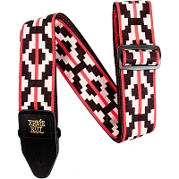 Ernie Ball Jacquard Guitar Strap Ristra Red