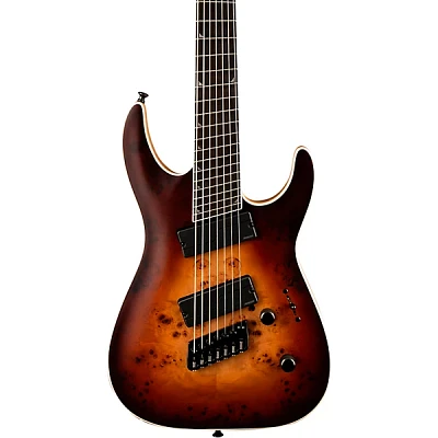 Jackson Concept Series Soloist SLAT7 HT Ebony Fingerboard Electric Guitar Satin Bourbon Burst