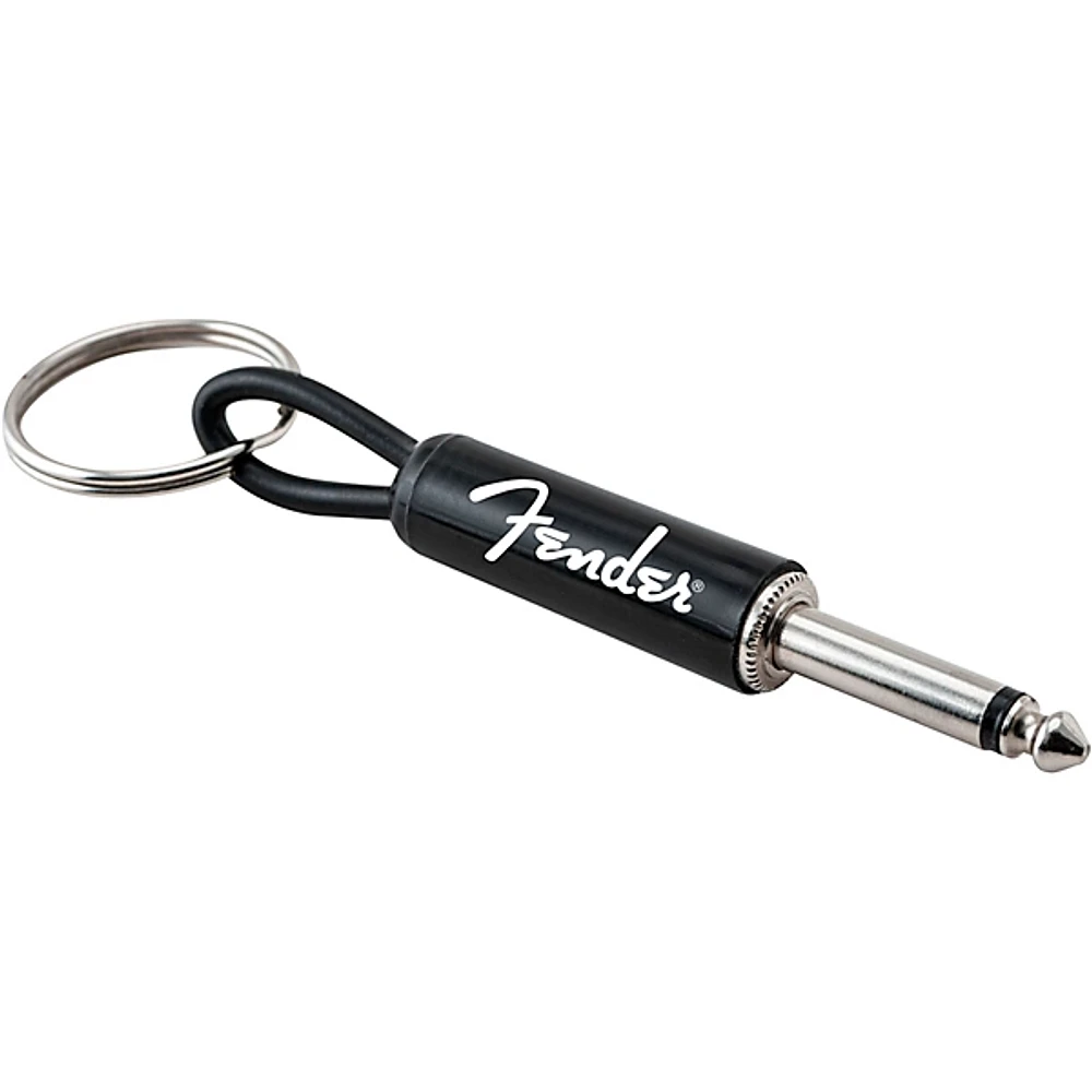 Pluginz Fender Guitar Plug Keychain Black