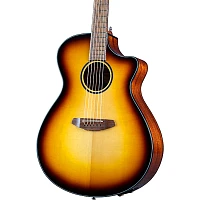 Breedlove Discovery S CE Sitka-African Mahogany Concerto Acoustic-Electric Guitar Edge Burst