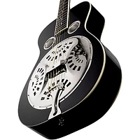 Recording King RR-36 Maxwell Series Round Neck Resonator Guitar Gloss Black