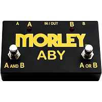 Morley Gold Series ABY Switcher Black