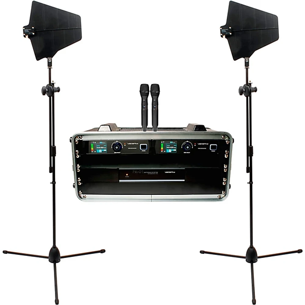 VocoPro BENCHMARK-DUAL-HH 2-Channel True Diversity Handheld Microphone System