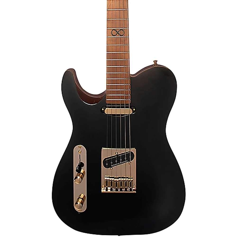 Chapman ML3 Pro Traditional Classic Left-Handed Electric Guitar Black Metallic Gloss