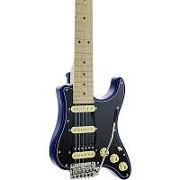 Traveler Guitar Travelcaster Deluxe Electric Guitar Indigo Blue Maple