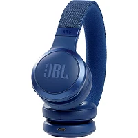 Open Box JBL LIVE460NC Wireless On-Ear Noise-Cancelling Bluetooth Headphones Level 1 Blue