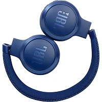 Open Box JBL LIVE460NC Wireless On-Ear Noise-Cancelling Bluetooth Headphones Level 1 Blue