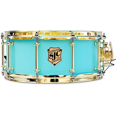 SJC Drums Tour Series Snare Drum with Brass Hardware 14 x 6 in. Surf Lacquer