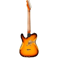 Fender Custom Shop Limited Edition 59 Telecaster Custom Super Heavy Relic Rosewood Fingerboard Electric Guitar Faded Aged Chocolate 3-Color Sunburst