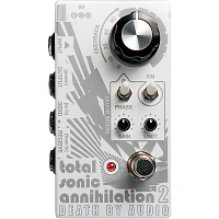 Death By Audio Total Sonic Annihilation 2 Forced Feedback Loop Noise Effects Pedal White