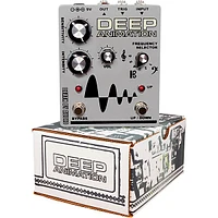 Death By Audio Deep Animation Bass Overdrive Envelope Follower Effects Pedal Gray