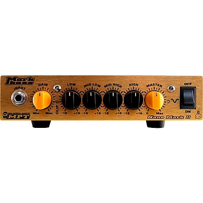 Open Box Markbass Nano Mark II 300W Bass Amplifier Head Level 2 Gold 197881067700