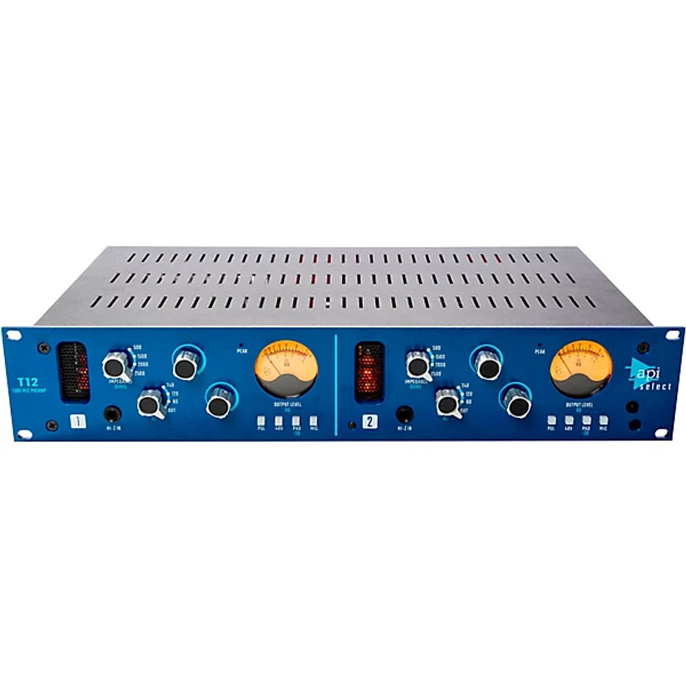 API Select T12 2-Channel Tube Mic Pre