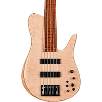 Fodera Guitars Imperial 5 Select Natural 5-String Electric Bass Flame Maple