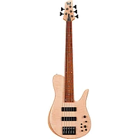 Fodera Guitars Imperial 5 Select Natural 5-String Electric Bass Flame Maple