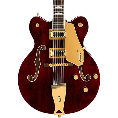 Gretsch Guitars G5422G-12 Electromatic Classic Hollowbody Double-Cut 12-String With Gold Hardware Electric Guitar Walnut Stain