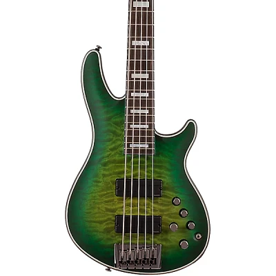 Schecter Guitar Research Daniel Firth Hellraiser Extreme-5 Electric Bass Cthulhu Burst Satin