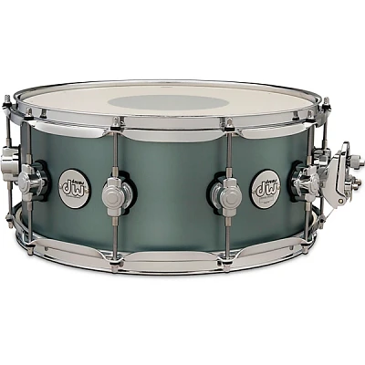 DW Design Series Snare Drum 14 x 6 in. Satin Sage Metallic