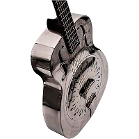 Recording King Style-O Hawaiian Metal Body Resonator Guitar Nickel Plated